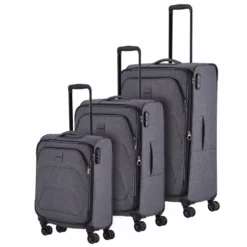 Travelite Adria Trolley-Set S-M-L Anthrazit