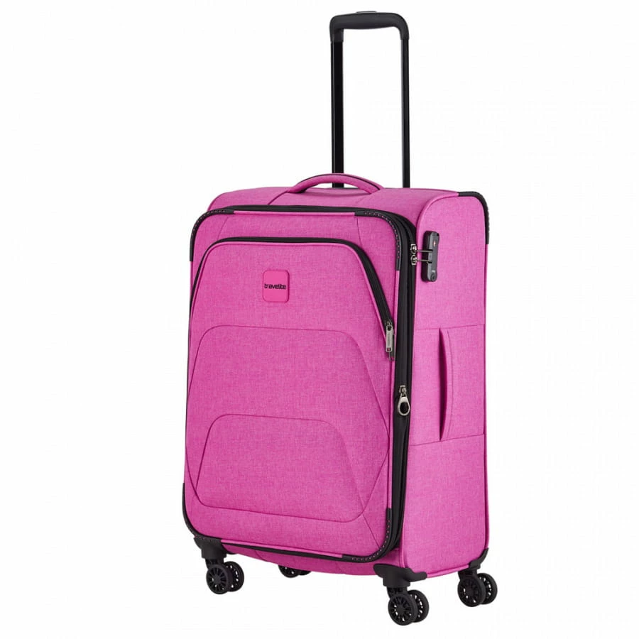 Travelite Adria 4-Rollen Trolley M 67 Cm Pink 1 Travelite Adria 4-Rollen Trolley M 67 Cm Pink