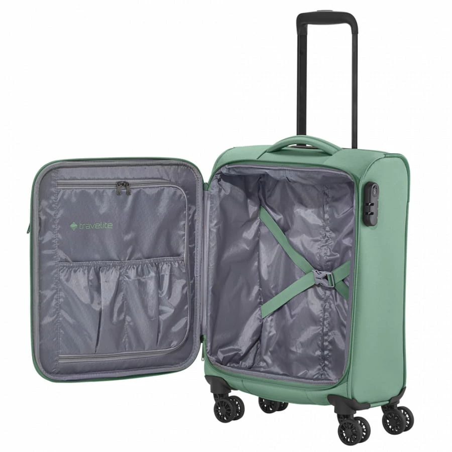 Travelite Croatia 4-Rollen Trolley S 55 Cm Mint 4 Travelite Croatia 4-Rollen Trolley S 55 Cm Mint – Bild 4