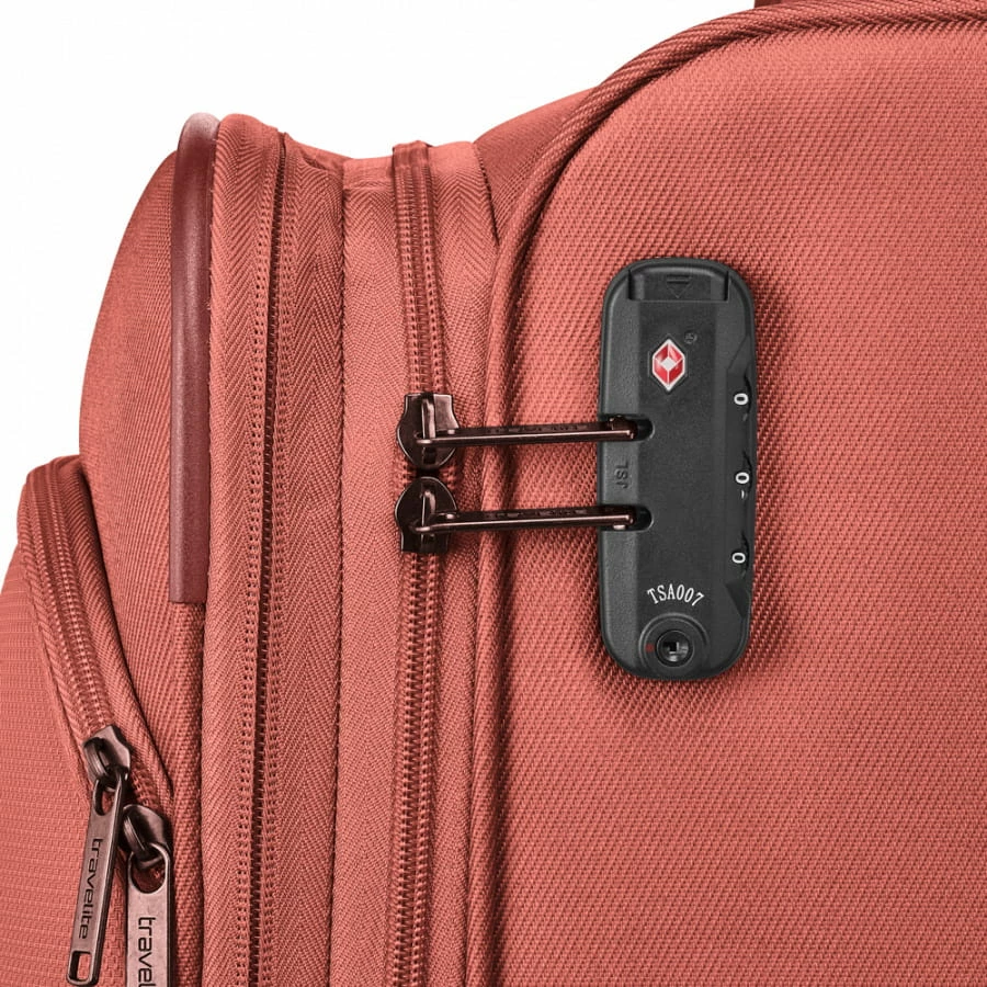 Travelite Croatia 4-Rollen Trolley S 55 Cm Koralle 7 Travelite Croatia 4-Rollen Trolley S 55 Cm Koralle – Bild 7
