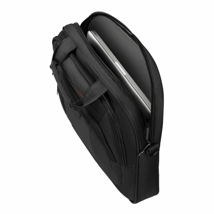 American Tourister At Work Laptoptasche 14,1 Zoll Black Black-Orange 4 American Tourister At Work Laptoptasche 14,1 Zoll Black Black-Orange – Bild 4