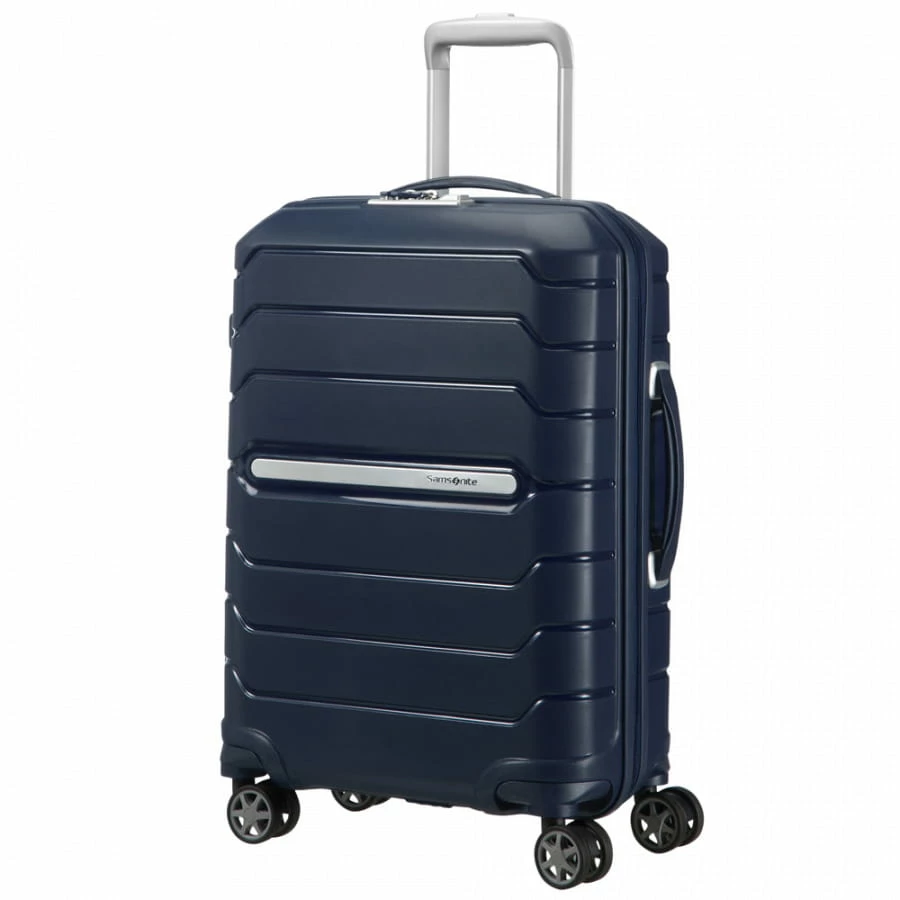 Samsonite Flux 4-Rollen Trolley S 55 Cm Navy Blue 1 Samsonite Flux 4-Rollen Trolley S 55 Cm Navy Blue