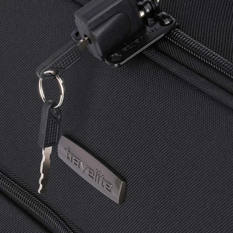 Travelite Cabin 2-Rad Bordtrolley Underseater Schwarz 6 Travelite Cabin 2-Rad Bordtrolley Underseater Schwarz – Bild 6