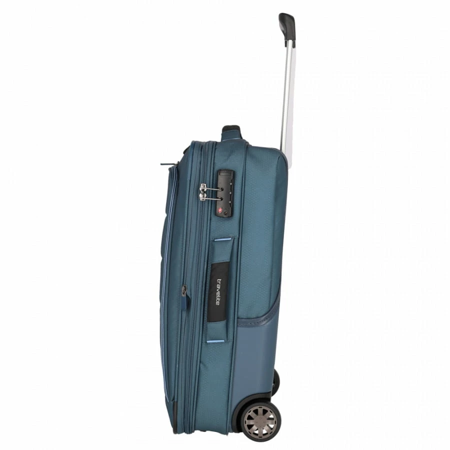 Travelite Skaii Hybrid-Trolley S 55 Cm Panoramablau 2 Travelite Skaii Hybrid-Trolley S 55 Cm Panoramablau – Bild 2