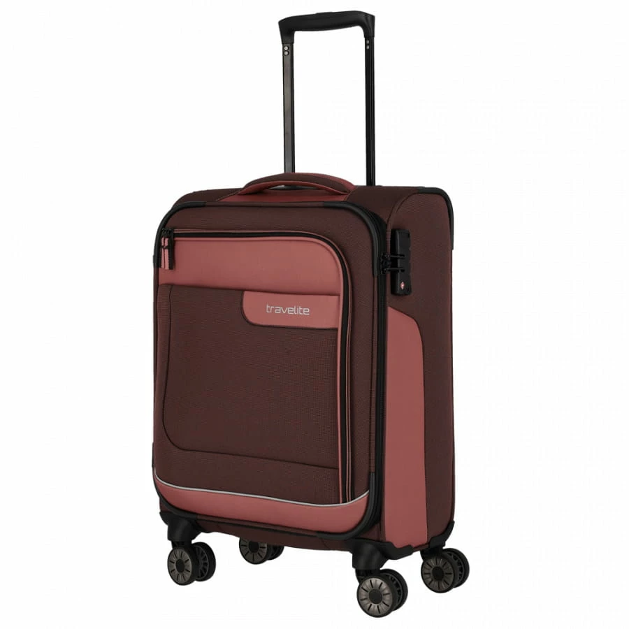 Travelite Viia 4-Rollen Trolley S 55 Cm Frühlingsrose 1 Travelite Viia 4-Rollen Trolley S 55 Cm Frühlingsrose