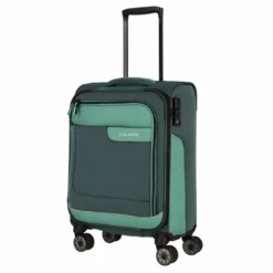 Travelite Viia 4-Rollen Trolley S 55 Cm Eukalyptus