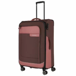 Travelite Viia 4-Rollen Trolley L 77 Cm Frühlingsrose