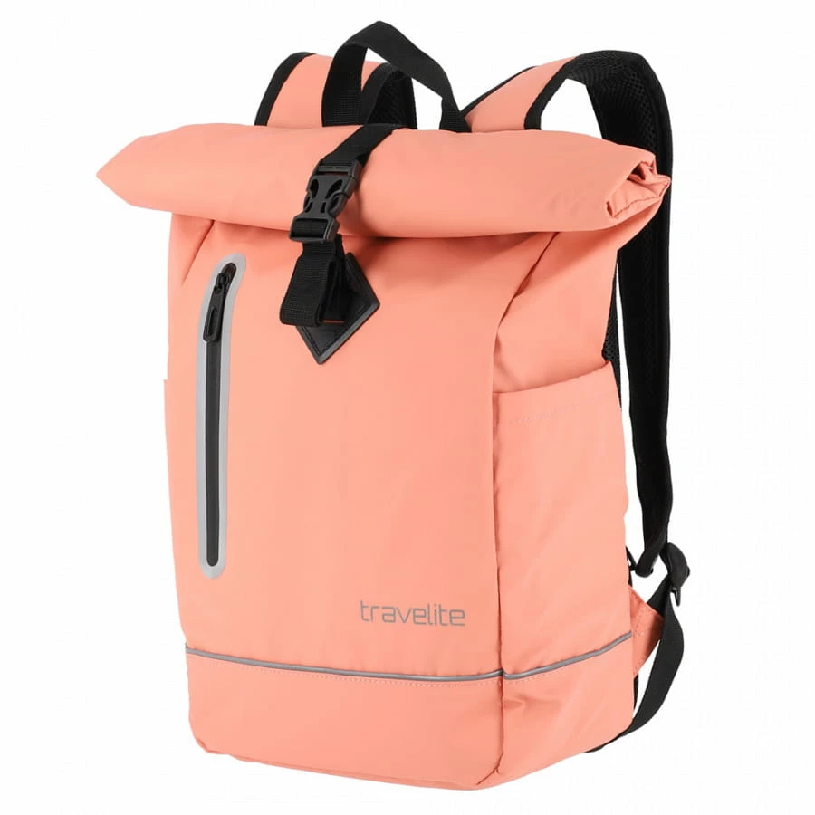 Travelite Basics Roll-Up Rucksack Koralle 1 Travelite Basics Roll-Up Rucksack Koralle