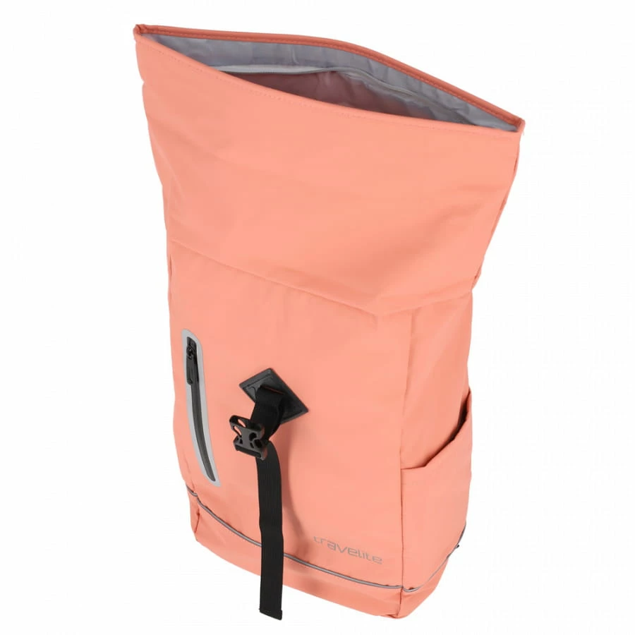 Travelite Basics Roll-Up Rucksack Koralle 4 Travelite Basics Roll-Up Rucksack Koralle – Bild 4