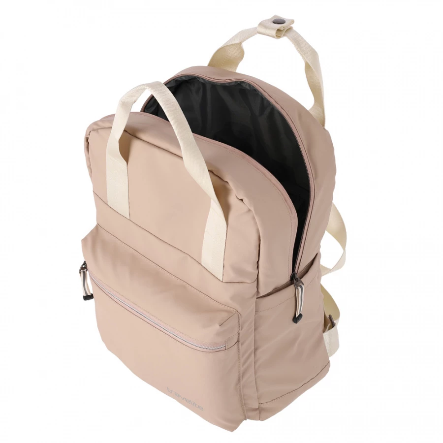 Travelite Basics Plane Rucksack Hellbraun 4 Travelite Basics Plane Rucksack Hellbraun – Bild 4