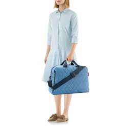Reisenthel Duffelbag M Rhombus Blue -Reisenthel Verkauf BG4101 4 900x900