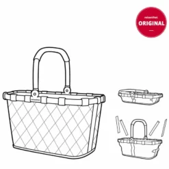 Reisenthel Carrybag Frame Rhombus Midnight Gold 13 Reisenthel Carrybag Frame Rhombus Midnight Gold -Reisenthel Verkauf BK4111 7 900x900