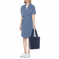 Reisenthel Classic Shopper M Rhombus Midnight Gold -Reisenthel Verkauf DH4110 4 900x900