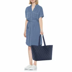 Reisenthel Classic Shopper XL Rhombus Midnight Gold -Reisenthel Verkauf DL4110 3 900x900