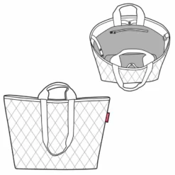 Reisenthel Classic Shopper XL Rhombus Black -Reisenthel Verkauf DL7059 4 900x900