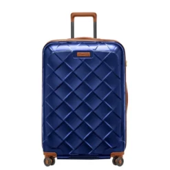 Stratic Leather And More 4-Rollen Trolley L 76 Cm Blue