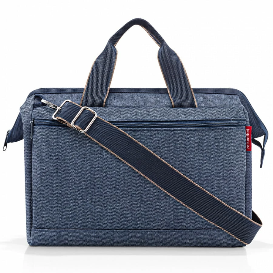 Reisenthel Allrounder S Pocket Herringbone Dark Blue 2 Reisenthel Allrounder S Pocket Herringbone Dark Blue – Bild 2