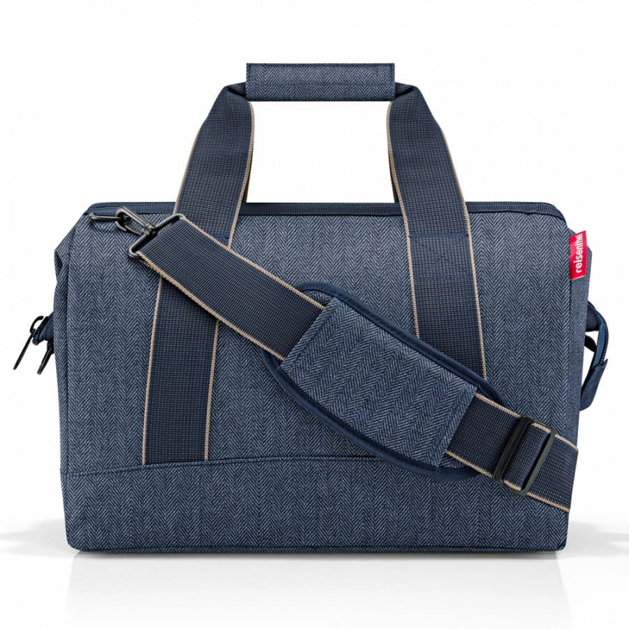 Reisenthel Allrounder M Herringbone Dark Blue 2 Reisenthel Allrounder M Herringbone Dark Blue – Bild 2