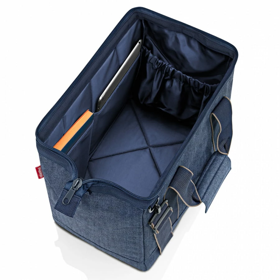 Reisenthel Allrounder M Herringbone Dark Blue 3 Reisenthel Allrounder M Herringbone Dark Blue – Bild 3