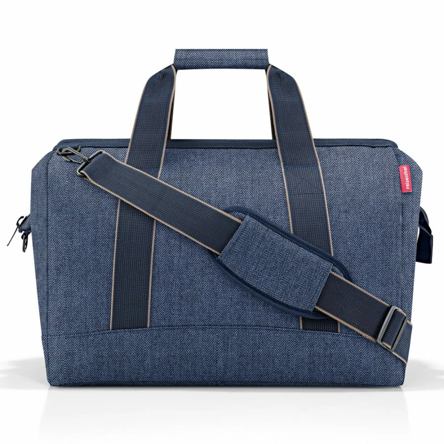 Reisenthel Allrounder L Herringbone Dark Blue 2 Reisenthel Allrounder L Herringbone Dark Blue – Bild 2