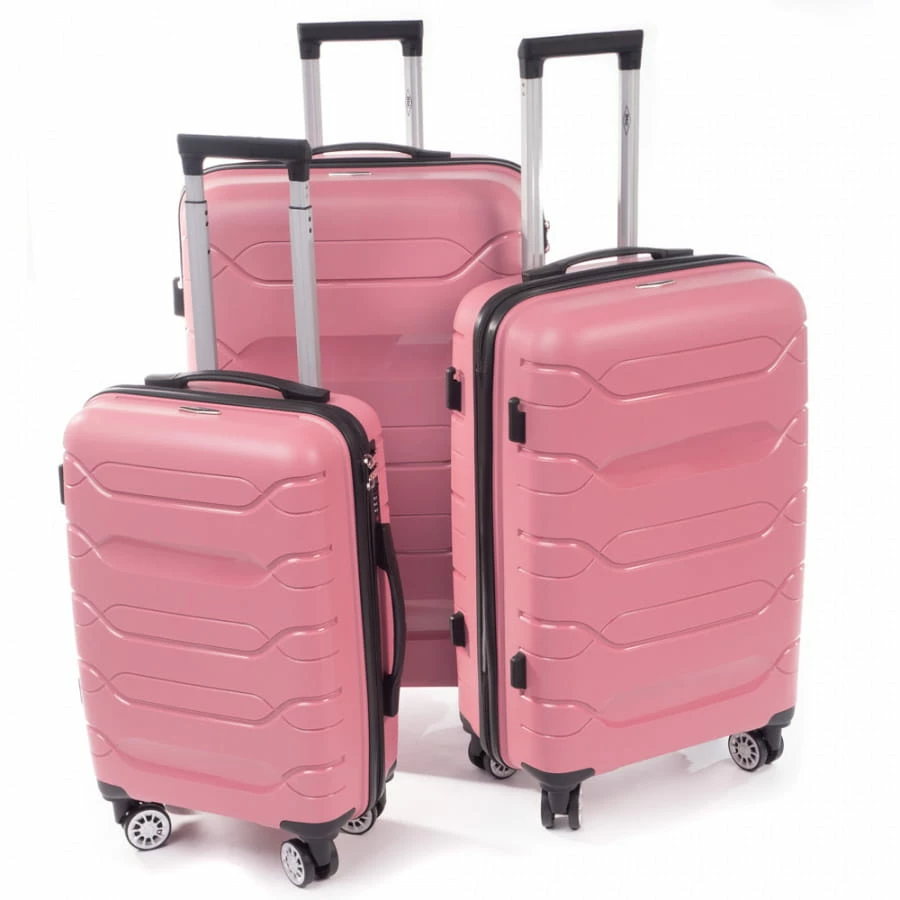 RGL PP2 Trolley-Set S-M-L Rosenrot 1 RGL PP2 Trolley-Set S-M-L Rosenrot