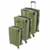Travelite City 4-Rollen Trolley-Set 3tlg. S-M-L Grün